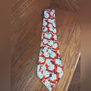 Silk Santa tie, Renaissance excellent condition. New
